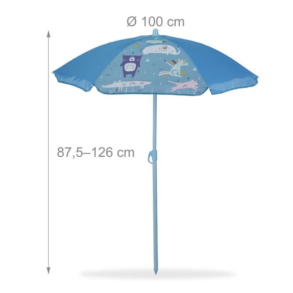 Camping Siddegruppe for børn med parasol