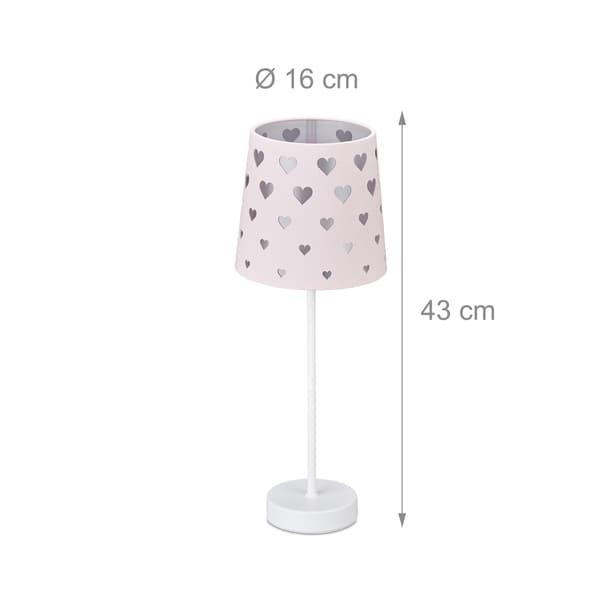 Børn med hjerter natlampe