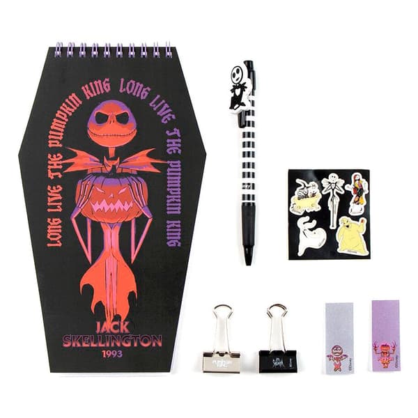 Nightmare Before Christmas brevpapirsæt, samling med 10 dele