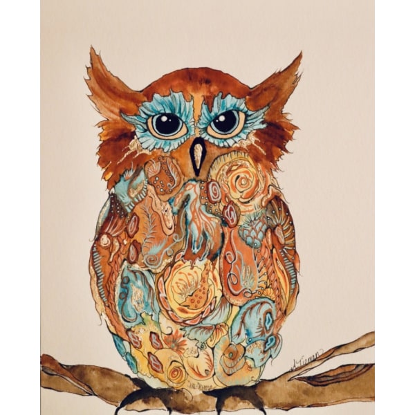 Wise Owl 2 - 50x70 cm