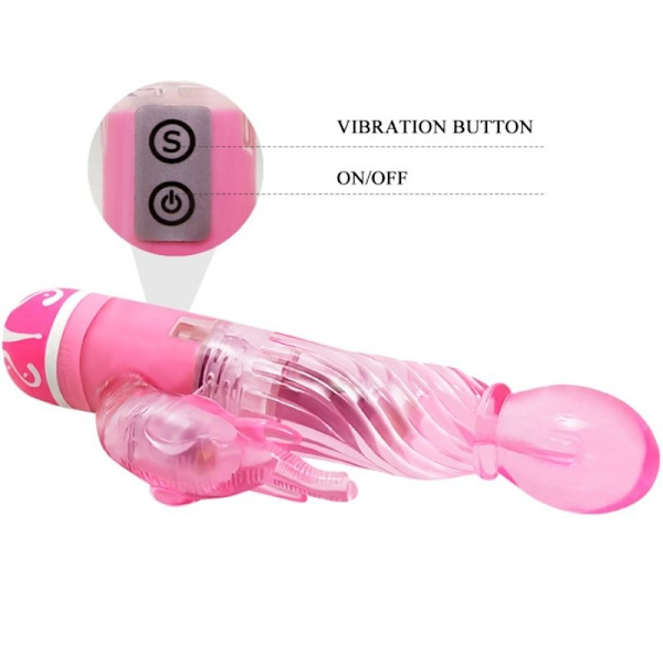 Baile - Multispeed Vibrator Med Pink Stimulator