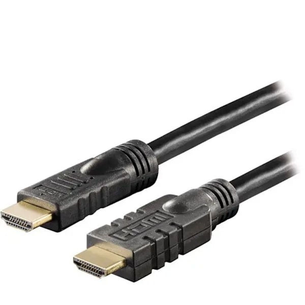 DELTACO Active HDMI kabel, 10m, sort