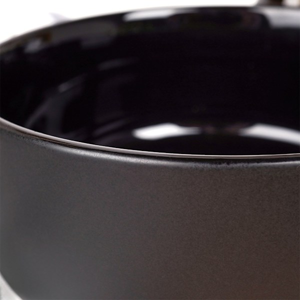 Sort stentøjsskål 150 ml - Perfekt til dips og snacks