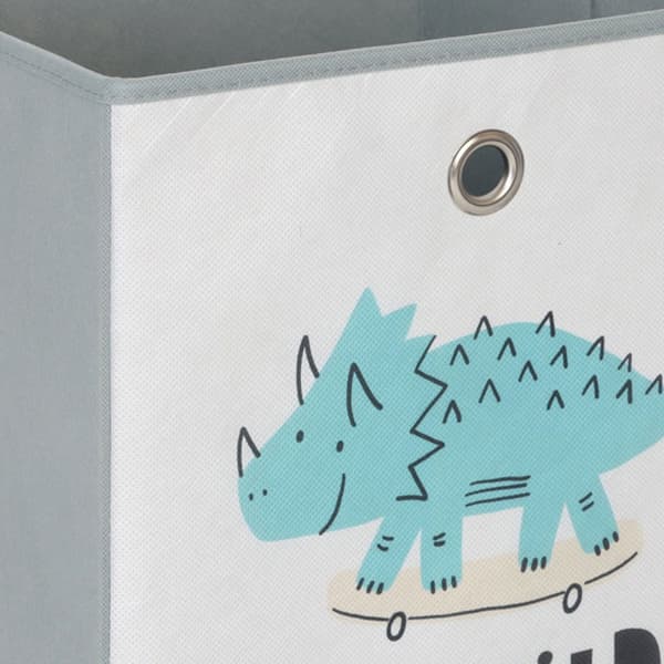 Foldbare opbevaringskasser til børn, 3-pak, dinosaur og dyr