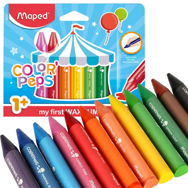Jumbo Colorpeps kynttiläliidut 12 kpl.