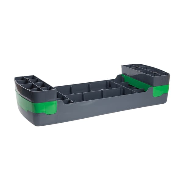 Aerobic Step Platform, musta-vihreä, säädettävä korkeus