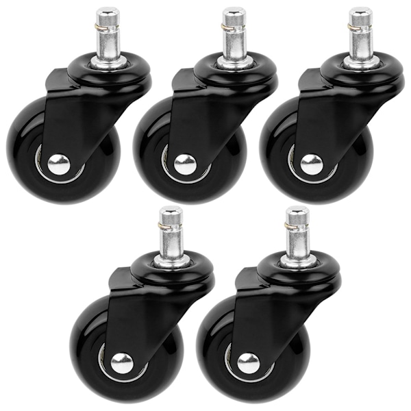 IKEA lænestol hjul gummi 5 cm / 10 mm 5 stk.