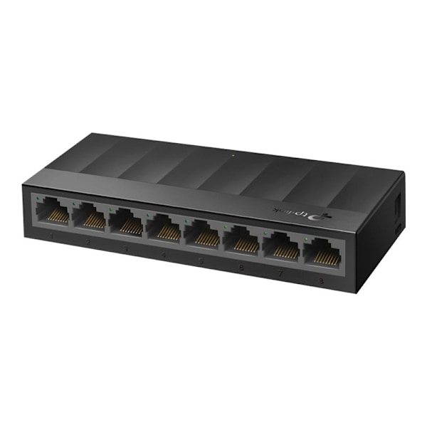 TP-Link LiteWave LS1008G - Switch - uadministreret - 8 x 10/100/1000 - desktop-model, vægmonteret