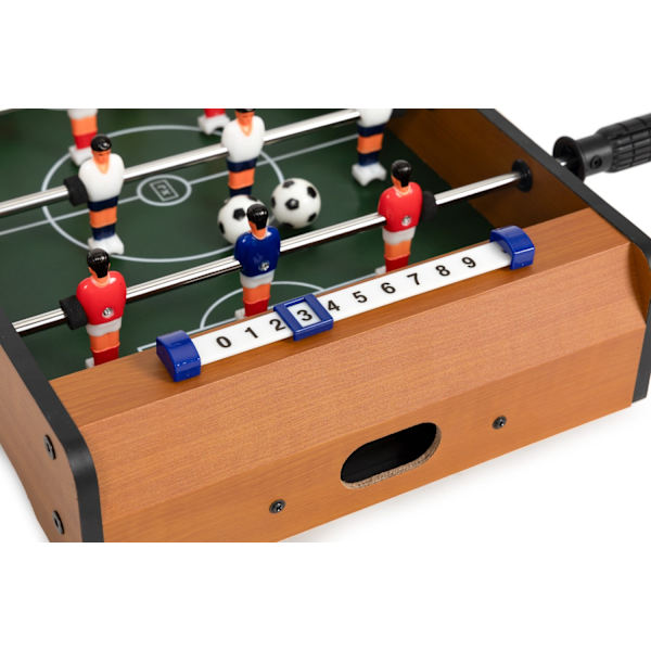 Mini bordfodbold til børn, to bolde og guider