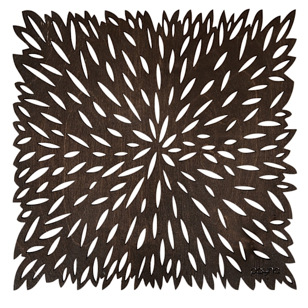 Træ bordmåttesæt (4 stykker) Pointy - Wenge