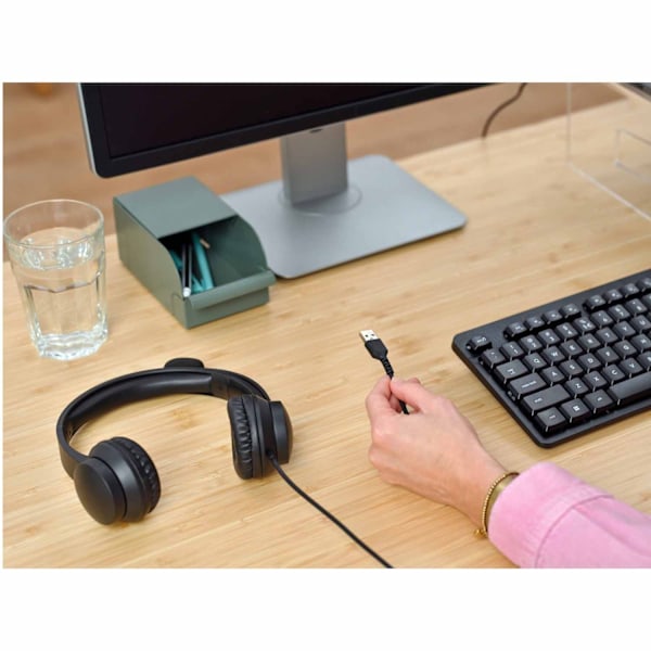 Ayda PC headset USB Sort