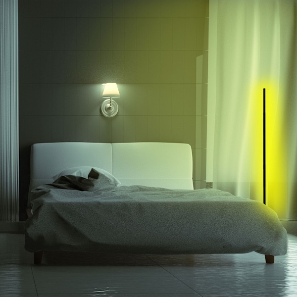 Gulvlampe Lumos - Gul