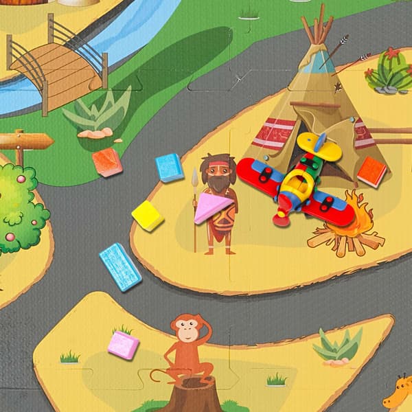 Safari pusselmatta