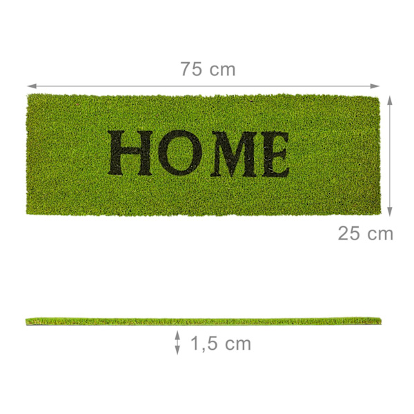 Ovimatto kookoskuitu kapea "HOME"