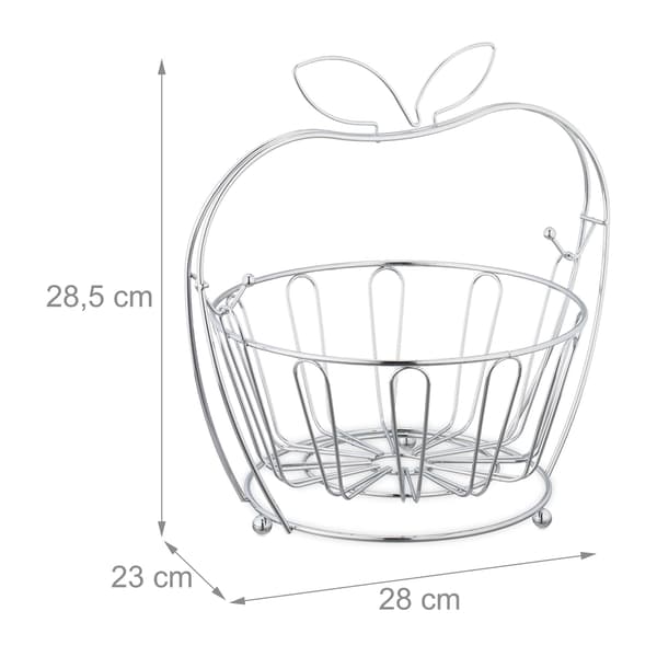 Fruktskål "Apple" av metall