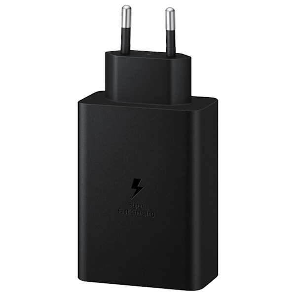 Netoplader 2x USB-C og 1x USB PPS PD 65W QC 3.0 AFC FCP sort