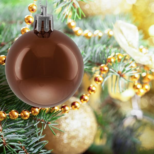 Julgranskulor Set, 50 glänsande prydnader