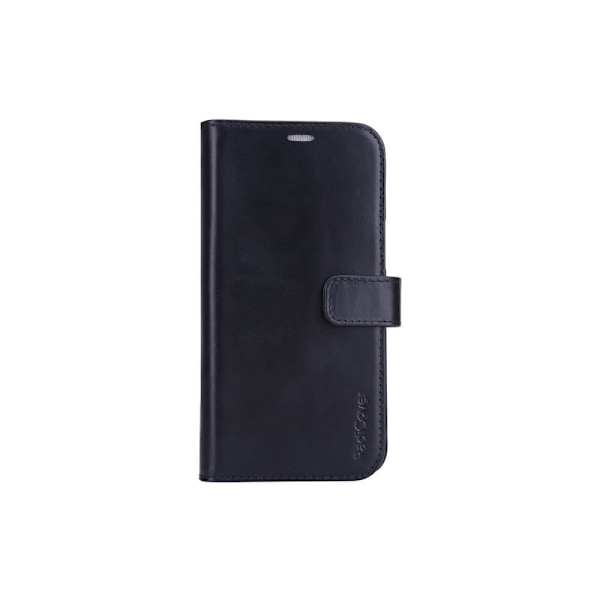 RADICOVER Strålingsbeskyttelse Mobiletui Læder iPhone 12 Pro Max 2i1 Magnetisk Cover Sort