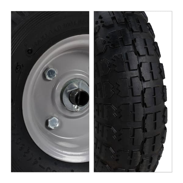 Grøn Heavy-Duty vogn med foldbare sider