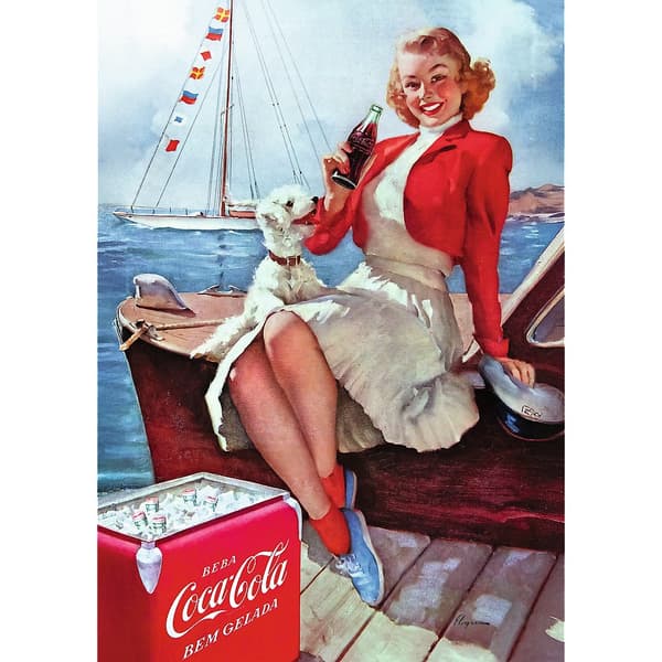 Coca-Cola pausepuslespil 1000 brikker, 68.3 x 48 cm