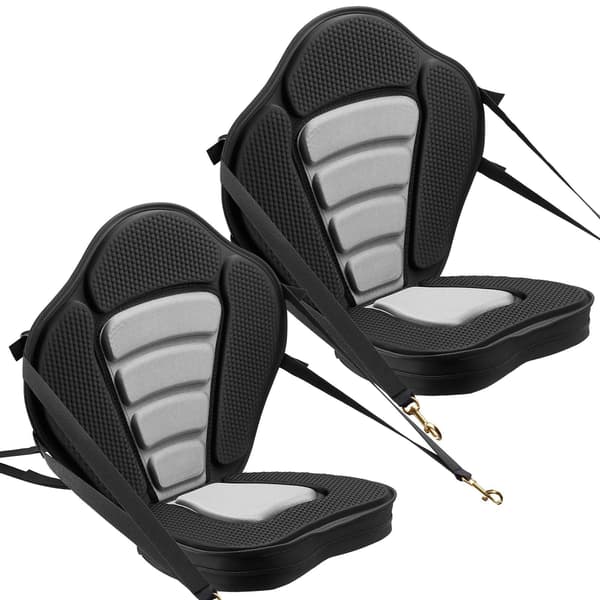 Kajakstol 2-pack, 53 mm vadderat ryggstöd, väska