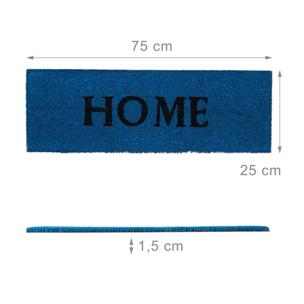 Ovimatto kookoskuitu kapea "HOME"