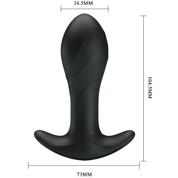 Pretty Love - Sort Anal Vibrator