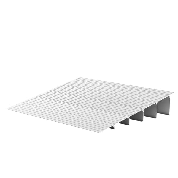 Dörrtröskelramp, 138 mm höjd, aluminium, 363 kg