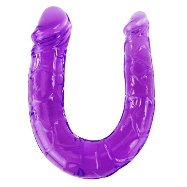 Baile - Dubbel Dildo I Lilac Flexible Jelly