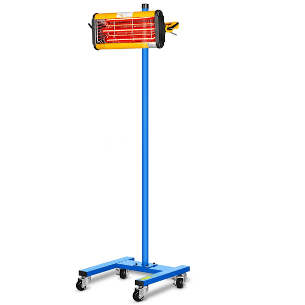 Infrapunamaalinlämmitin maalien kuivaamiseen telineessä, 1100W IR-DRYER1000