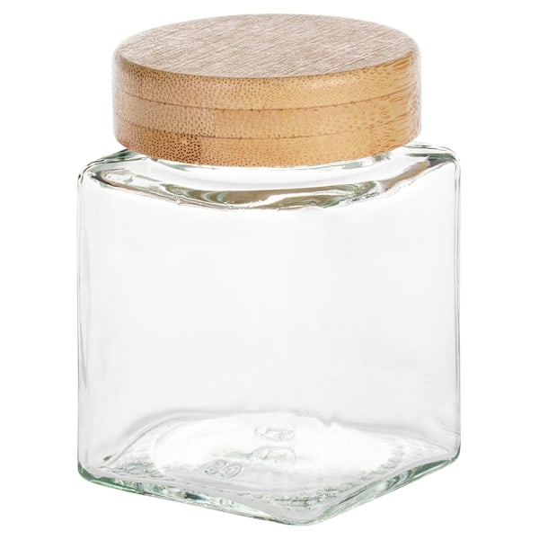 Krydderibeholder glas 100 ml 24 stk + 90 klistermærker