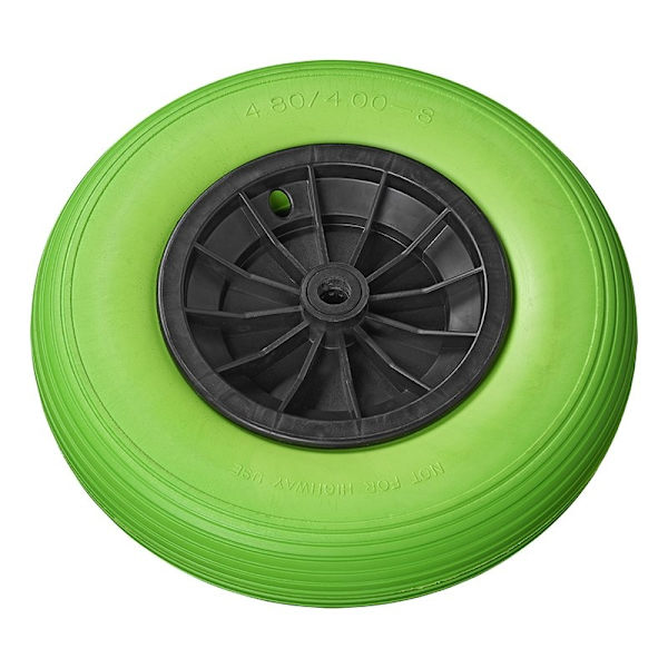 PU-däck med plastfälg 16" 4.00-8