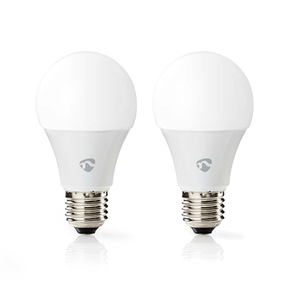 SmartLife RGB Lamppu | Wi-Fi | E27 | 806 lm | 9 W | Lämpimästä kylmään valkoiseen / RGB | 2700 - 6500 K | Android™ / IOS | polttimo | 2 kpl