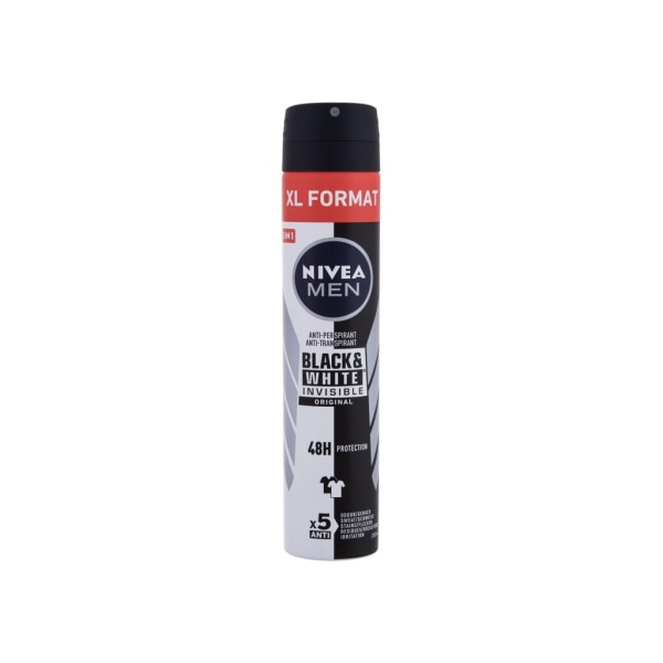 Nivea - Men Invisible For Black & White Original Deospray - For Men, 200 ml