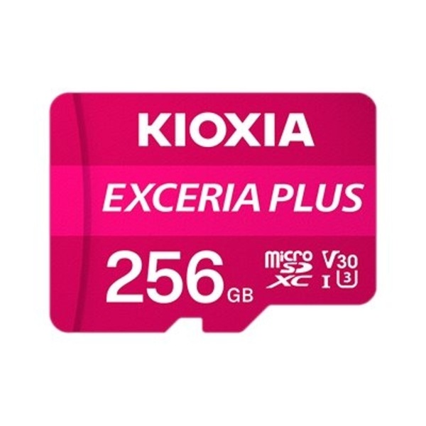 KIOXIA EXCERIA PLUS - Flash-minneskort - 64 GB - A1 / Video Class V30 / UHS-I U3 / Class10