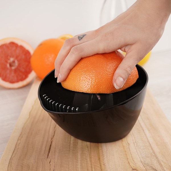 Citruspress med Handtag, Pip och Sil
