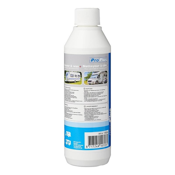 Cleaner & Wax 500ml asuntovaunuihin ja matkailuautoihin