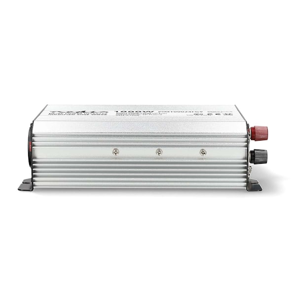 Växelriktare med modifierad sinusvåg | Inspänning: 24 V DC | Enhetens utgångsanslutning: Type F (CEE 7/3) / USB-A | 230 V AC 50 Hz | 1000 W | Toppeffe