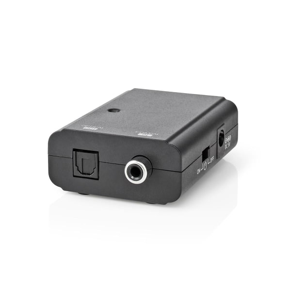 Digital Audio Converter | 1-vejs | Tilslutninger indgang: 1x S/PDIF | Tilslutninger udgang: TosLink Hun | Manual | Sort