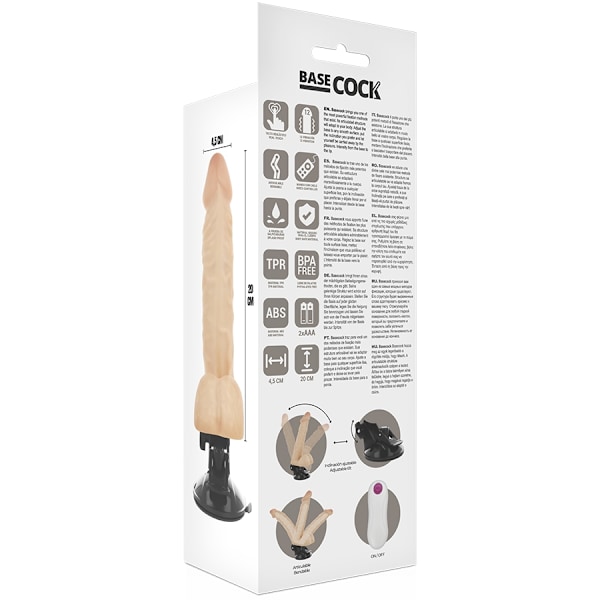 Basecock - Realistisk ledbar fjärrkontroll Kött 20 Cm -O- 4,5 Cm