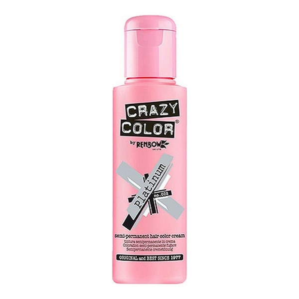 Puolipysyvä sävy Platinium Crazy Color Nº 028 (100 ml)