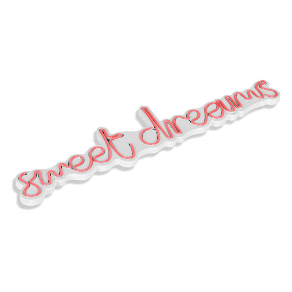 Dekorativ Plast Led Belysning Sweet Dreams - Pink