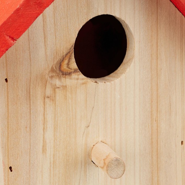 Deco Birdhouse punainen katto