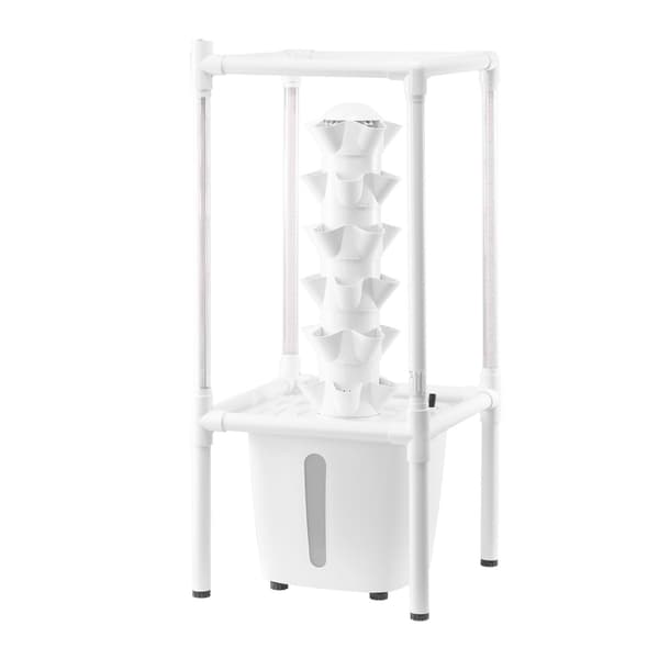 Pystysuora hydroponinen torni, 30 palkoa, 6 tasoa, LED-valo