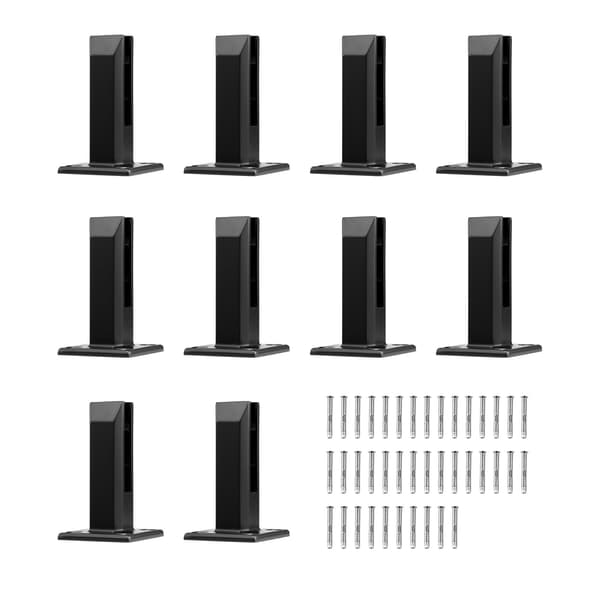 Klämmor för glasräcken, 10-pack, 304 stål, 8–12 mm