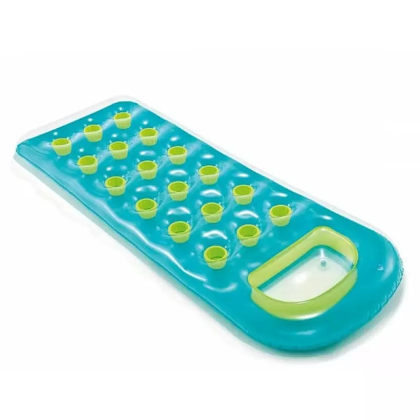 Uppblåsbar simmadrass 188 x 71 cm grön - 58895 INTEX