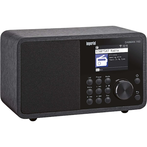 DABMAN i160 DAB+ ja Internet-radio musta