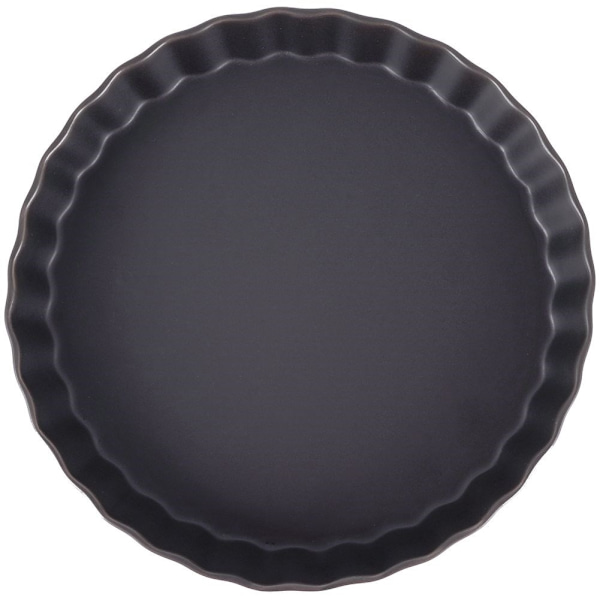 Rund Porcelænskageform 25 cm - Elegant Sort