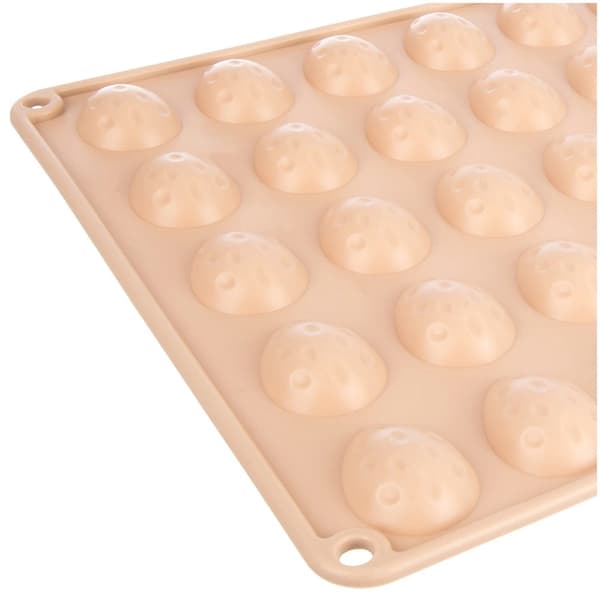 Silikonform för påskägg, 33,5x26x1,5 cm, Beige