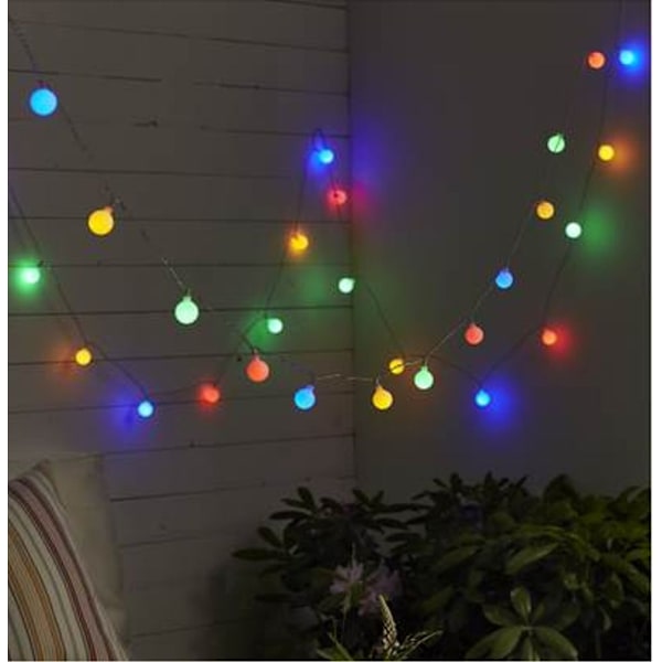 LED-ljusslinga BERRY / 50 LED / 7,35 M / utomhusbruk / IP44 / Multi